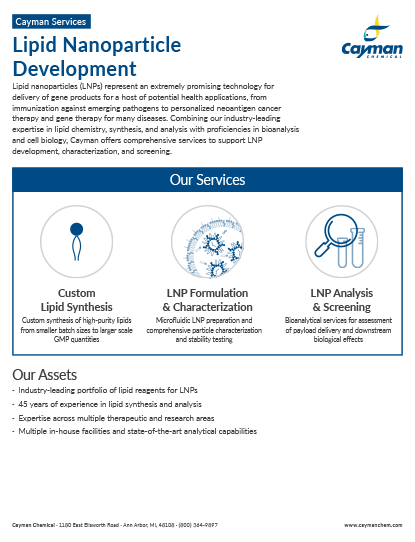 <p>​Lipid Nanoparticle Development Services<br></p>